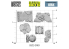 Green Stuff 518176 Set imprimé en 3D Plaques d'orcs grands 1/48