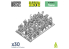 Green Stuff 511152 Set imprimé en 3D Épines 1/48
