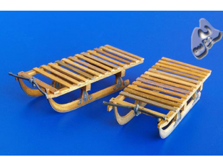 Plus Model 213 Luges en bois 1/35