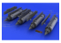 Eduard kit d'amelioration brassin Big SIN648116 Set armement Sukhoi Su-25 Eduard / Zvezda 1/48