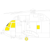 Eduard Express Mask EX989 Sea King Airfix 1/48