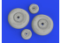 Eduard kit d'amelioration brassin 632198 Roues MC.202 Italeri 1/32