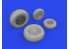 Eduard kit d'amelioration avion brassin 648932 Roues F/A-18E/F Hasegawa 1/48