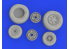 Eduard kit d'amelioration avion brassin 648932 Roues F/A-18E/F Hasegawa 1/48