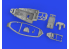 Eduard kit d'amelioration brassin Print 672335 Cockpit F-35A Tamiya 1/72