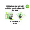 ASK Art Scale Kit accessoire A48004 Hurrican Si&egrave;ge avec harnais textile - boucles et gun sight (2 types) Arma Hobby 1/48