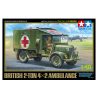 TAMIYA maquette militaire 32605 Ambulance de campagne britannique 2 tonnes 4&times;2 1/48