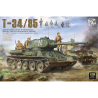 Border model maquette militaire BT-027 T-34/85 tourelle composite 112Plant avec 5 figurines r&eacute;sine 1/35