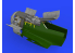 Eduard kit d'amelioration avion brassin 648941 Moteur et fuselage guns Focke Wulf Fw 190A-7 Eduard 1/48