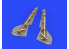 Eduard kit d'amelioration avion brassin 648942 Jambes Bronze train d'atterrissage Focke Wulf Fw 190A-7 Eduard 1/48