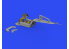 Eduard kit d'amelioration avion brassin Print 648940 Cockpit Focke Wulf Fw 190A-7 Eduard 1/48