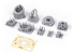 Eduard kit d'amelioration avion brassin Print 648947 Moteur FM-1 Eduard 1/48