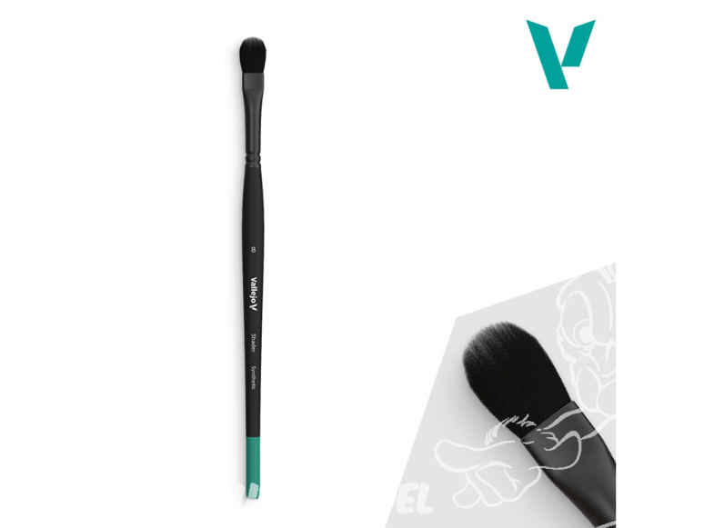 Vallejo pinceau B06008 Pinceau Shader Taiile 8