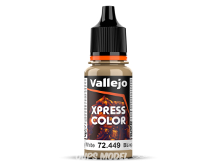 Vallejo Peinture Acrylique Game Color Nouvelle gamme 72449 Xpress Blanc Momie 18ml