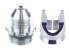 Harder &amp; Steenbeck AEROGRAPHE 126794 Chapeau d'air chromé, CRPlus Fineline 0,4 mm