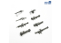 Magic Factory Maquette militaire 2003 Ensemble d'armes individuelles OTAN set B 1/35