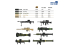 Magic Factory Maquette militaire 2003 Ensemble d'armes individuelles OTAN set B 1/35