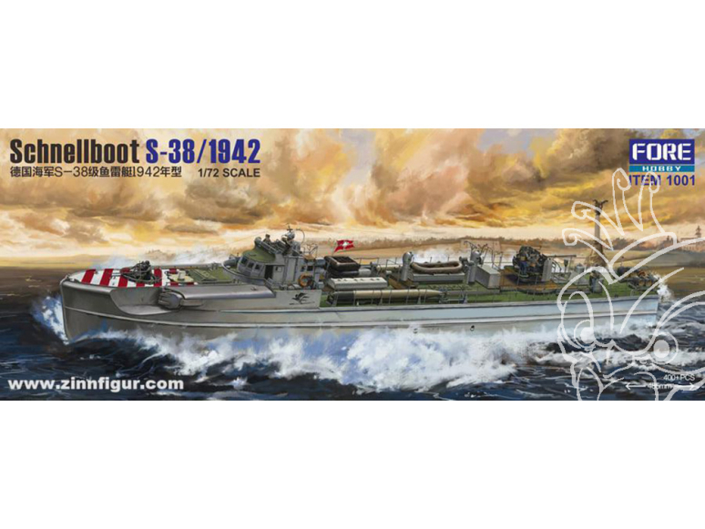 ForeArt maquette militaire 1001 Schnellboot S-38 de 1942 1/72