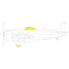 Eduard Express Mask EX998 P-47D-25 TFace Mini Art 1/48