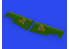 Eduard kit d'amelioration avion brassin Print 648952 Gun bays FM-1 Eduard 1/48