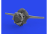 Eduard kit d'amelioration avion brassin Print 648956 Baie de roue FM-2 Eduard 1/48