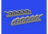Eduard kit d'amelioration avion brassin Print 648958 Echappement Fishtail P-39 Eduard 1/48
