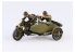 Pit Road Militaire G-50 Moto type 97 Rikuo de l'armée japonaise avec side-car 1/35