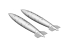 Brengun kit d'amelioration avion BRL48176 Réservoir de carburant Douglas USN de 150 gallons 1/48