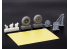Eduard kit d'amelioration avion brassin 648964 Roues w/ smooth tire TBF/TBM Academy 1/48