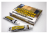 Mr Hobby WTS01 Set de Weathering Paint Gouache peinture patinable à base d'eau ensemble de 6 couleurs