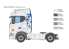 italeri maquette camion 3965 Scania 770 S V8 "White Cab" 1/24