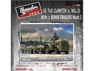 Thunder Model maquette militaire 32003 Remorqueur d'avions US Tug Clarktor 6 Mill-33 1/32