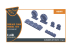 Clear Prop kit d'amelioration avion CPA48035 Jeu de roues Mirage-2000 1/48