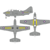 Eduard Express Mask EX1018 Marquage national & a/c Gannet AS.1/AS.4 Airfix 1/48