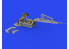 Eduard kit d'amelioration avion brassin Print 648976 Cockpit Focke Wulf Fw 190A-8/R2 Eduard 1/48