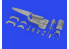 Eduard kit d'amelioration avion brassin Print 648976 Cockpit Focke Wulf Fw 190A-8/R2 Eduard 1/48