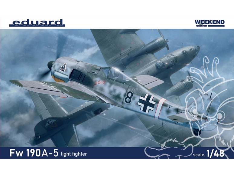 EDUARD maquette avion 84118 Focke Wulf Fw 190A-5 WeekEnd Edition 1/48
