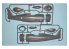 Dora Wings maquette avion DW48054 Republic P-47C Thunderbolt avec réservoir ferry 1/48