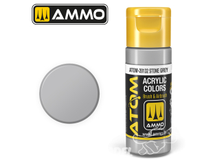 ATOM MIG peinture acrylique 20132 Gris Pierre - Stone Grey 20ml