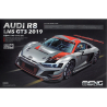 MENG CS-006 Audi R8 LMS GT3 2019 Ajoutez ce mod&egrave;le de voiture GT3 l&eacute;gendaire &agrave; votre collection 1/24