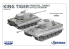 U-Star maquette militaire 005 King Tiger Intérieur complet Sd.Kfz.182 Tourelle Krupp avant plat (H) 1/48