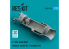 ResKit kit d'amelioration Avion RS72-0189 Buses d'échappement F-106 Delta Dart kit trumpeter 1/72