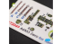 Kelik Decals 3D K72049 Décalcomanies 3D intérieures A6M3 Zero pour kit Tamiya 1/72