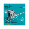 ResKit RSU72-0258 Mitraileuse &agrave; cha&icirc;ne M230 en position stationnement AH-64 Apache pour kit Academy AFV Club imprim&eacute; 3D 1/72