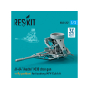 ResKit RSU72-0257 Mitraileuse &agrave; cha&icirc;ne M230 en position Vol AH-64 Apache pour kit Academy AFV Club imprim&eacute; 3D 1/72