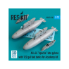 ResKit RSU72-0230 Pyl&ocirc;nes Late AH-64 Apache avec r&eacute;servoirs de carburant de 122 gallons pour le kit Academy (imprim&eacute; en 3D) 1/72