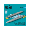 ResKit kit d'amelioration Avion RS72-0254 Buses d'&eacute;chappement RA-5C Vigilante type tardif pour kit Trumpeter imprim&eacute; en 3D 1/72