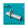 ResKit kit d'amelioration Avion RSU72-0222 Buse d'&eacute;chappement BAe Hawk T.1 pour kit Revell (imprim&eacute; en 3D) 1/72