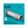 ResKit kit d'amelioration Avion RSU72-0203 Buse d'&eacute;chappement F-106 "Delta Dart" pour kit Meng (imprim&eacute; en 3D) 1/72