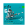 ResKit RSU35-0049 Mitraileuse &agrave; cha&icirc;ne M230 en position de stationnement AH-64 Apache pour kit Takom Academy imprim&eacute; 3D 1/35